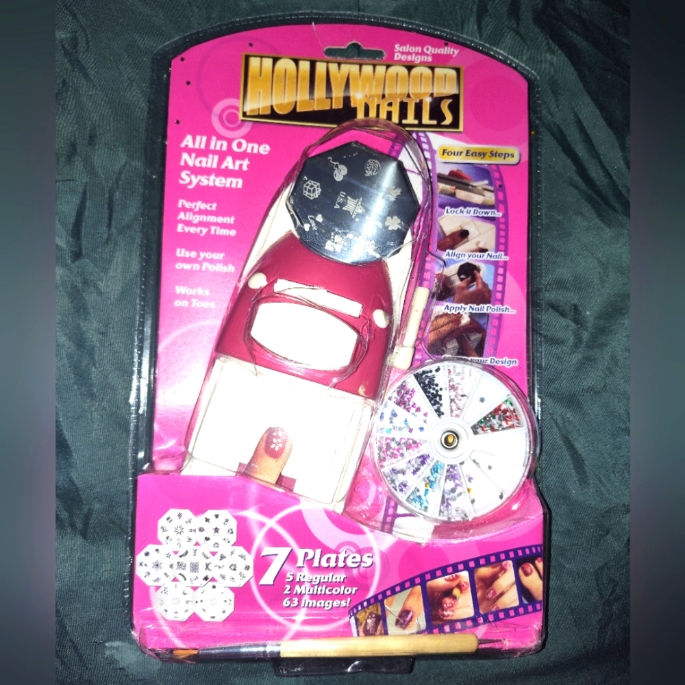 Brand New Inventel Hollywood Nails All In One Nail Art System Kit As See…